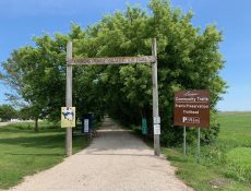 Laurens Prairie Preservation Trail trailhead