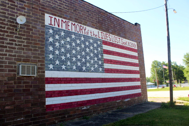 September 11 commemorative mural