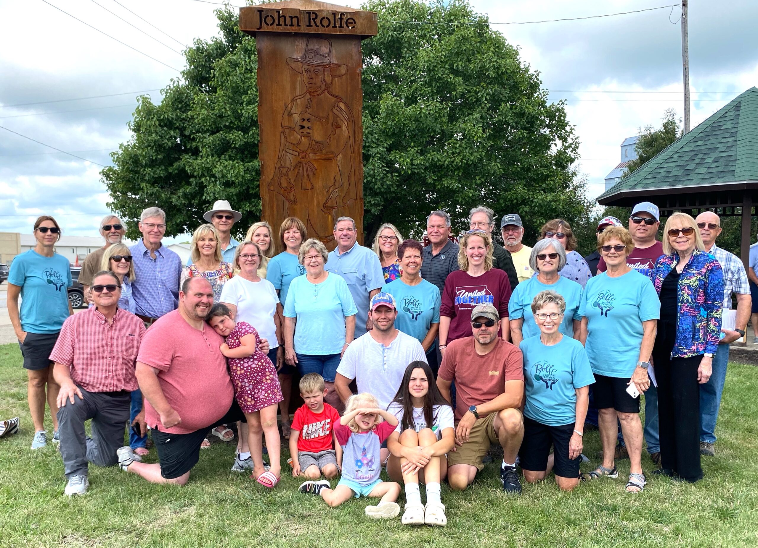 Thumbnail image for New Statue Illuminates Downtown Rolfe